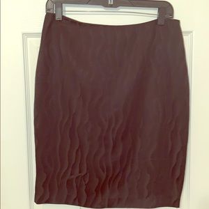 The Limited black skirt with wave pattern